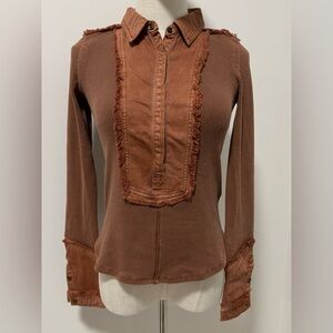 We The Free Rust Long Sleeve Blouse
(Listing #16)